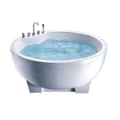 indoor freestanding round Bowl   jaccuzi japanese  bathtub for 2 person (3096)