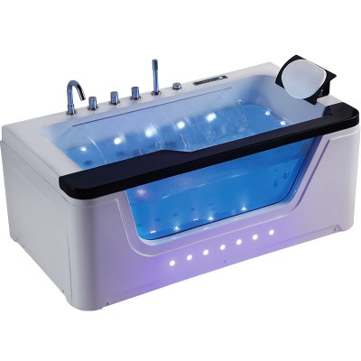 bathtub supplier / Acrylic massage  whirlpools bathtub  with two sided apron(3021)